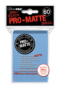 Ultra Pro Sleeves Small Sized Pro-Matte Light Blue 60ct